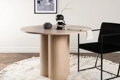 Runda Matbord|Matbord|Reforma Matbord 'Orsa' Runt 110cm - Vitputsad