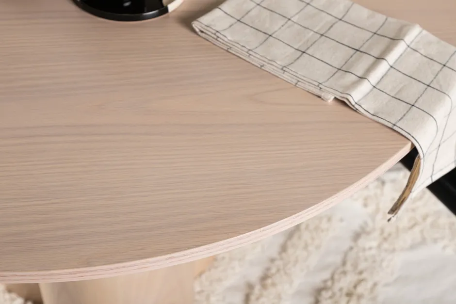 Runda Matbord|Matbord|Reforma Matbord 'Orsa' Runt 110cm - Vitputsad