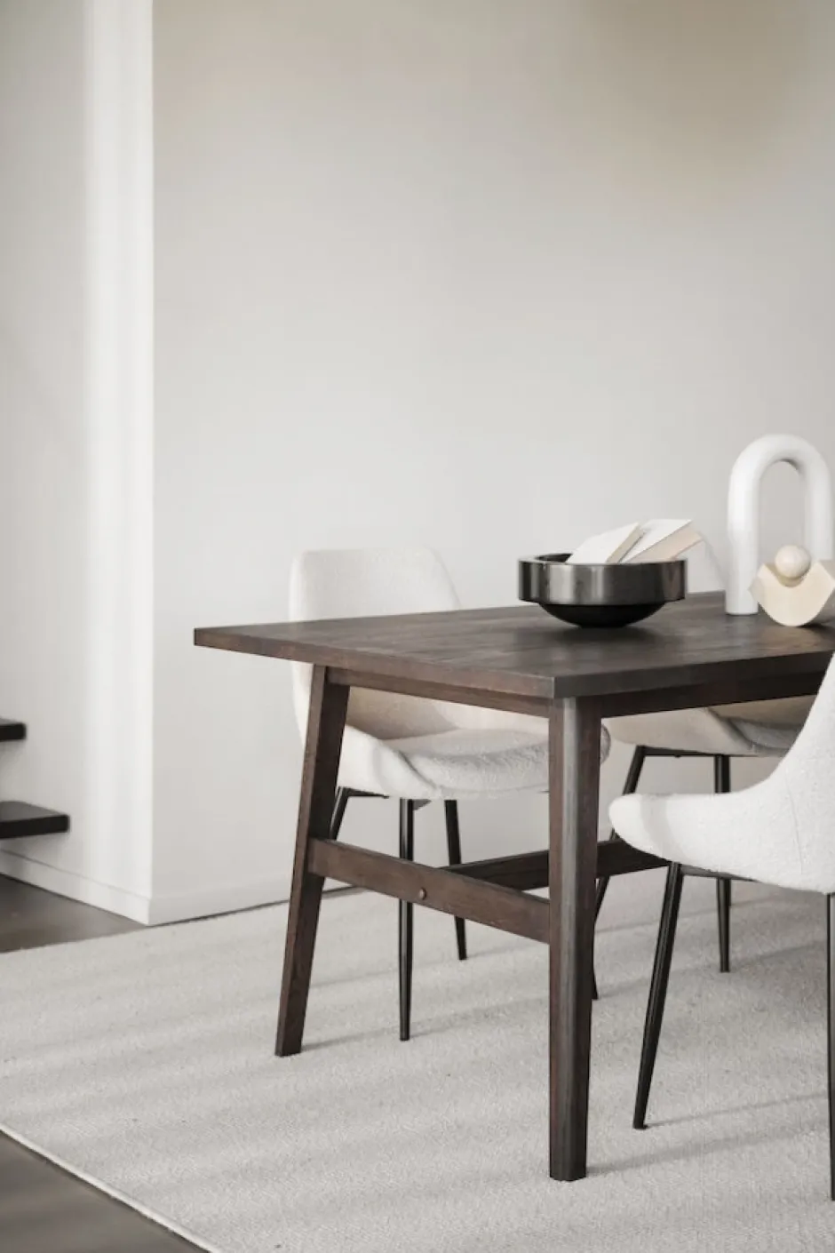 Matbord|Kök|Rowico Home Matbord 'Plainfield' 220x100cm - Mörk ek