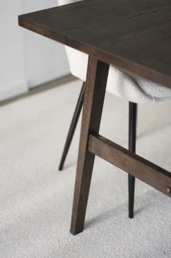Matbord|Kök|Rowico Home Matbord 'Plainfield' 220x100cm - Mörk ek