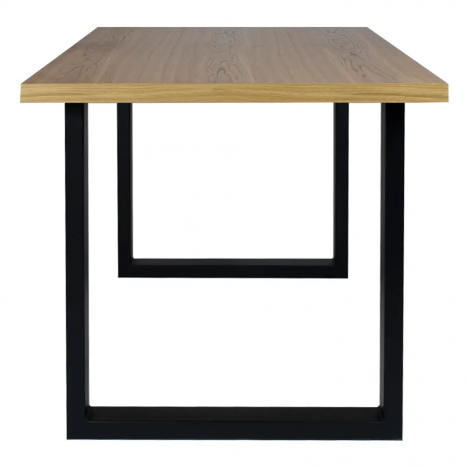 Bord|Matbord|Reforma Matbord 'Radus' 140x85cm - Ek/Svart
