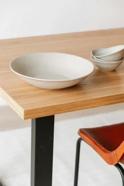 Bord|Matbord|Reforma Matbord 'Radus' 140x85cm - Ek/Svart
