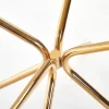 Bord|Matbord|Reforma Matbord 'Rondo' Runt 110cm - Transparent/Guld