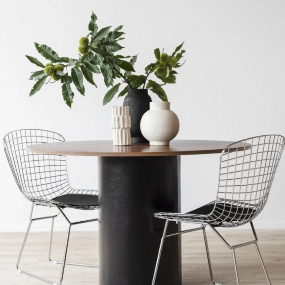 Bord|Runda Matbord|Reforma Matbord 'Rounded' Runt 120cm - Valnöt