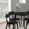 Runda Matbord|Matbord|Reforma Matbord 'Ärsjö' Runt 105cm - Svart