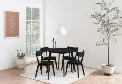 Runda Matbord|Matbord|Reforma Matbord 'Ärsjö' Runt 105cm - Svart