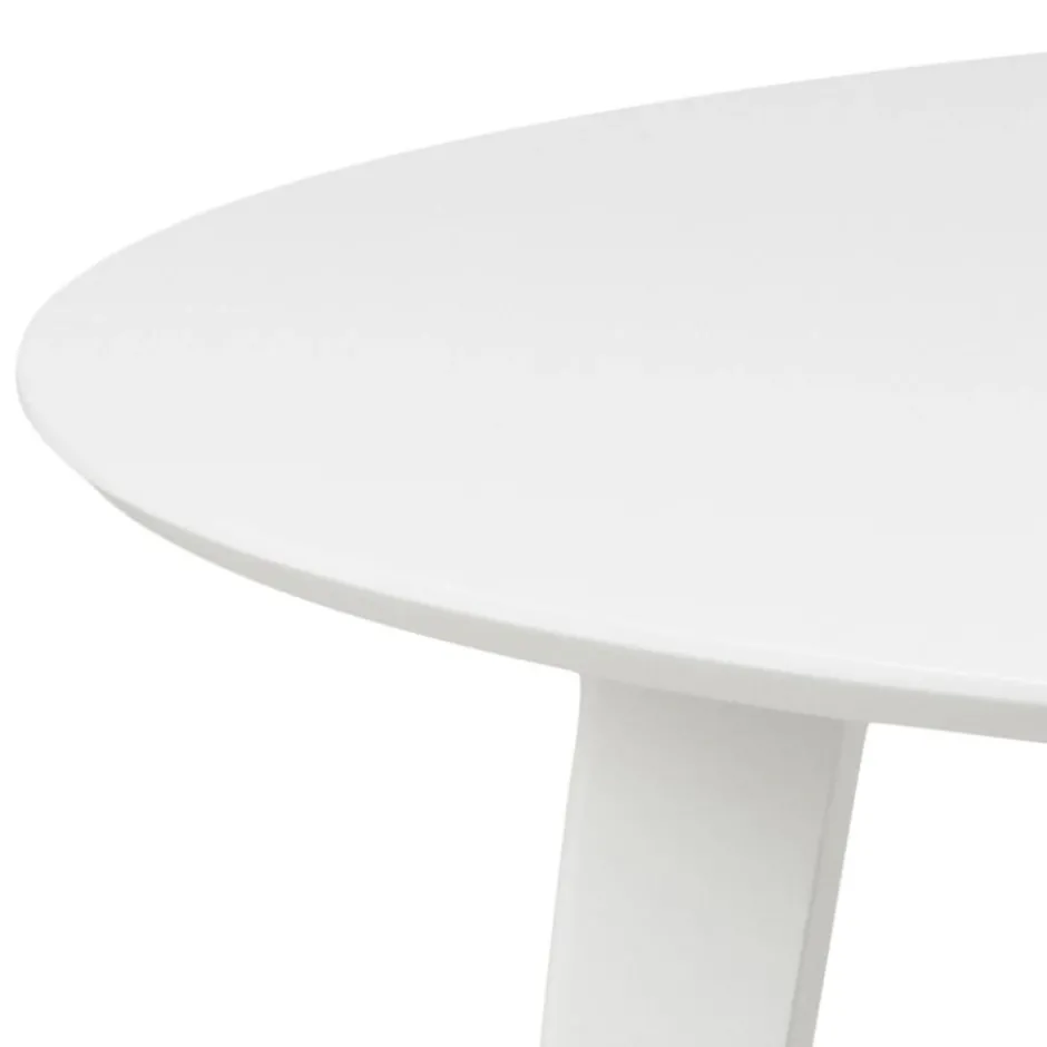 Runda Matbord|Matbord|Reforma Matbord 'Ärsjö' Runt 105cm - Vit