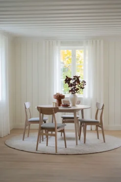Matbord|Kök|Rowico Home Matbord 'Tyler' 120x120 - Vit