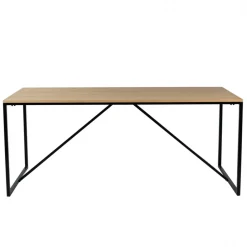 Bord|Matbord|Reforma Matbord 'Vega' 180x90cm - Natur/Svart