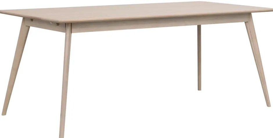 Matbord|Kök|Rowico Home Matbord 'Yumi' 190x90cm - Vitpigmenterad ek