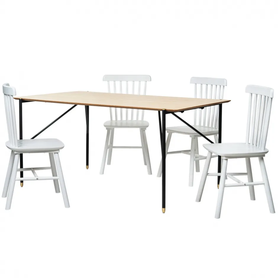 Bord|Matgrupper|Reforma Matgrupp 'Hornstull Elsa' - 1 Bord & 4 Stolar