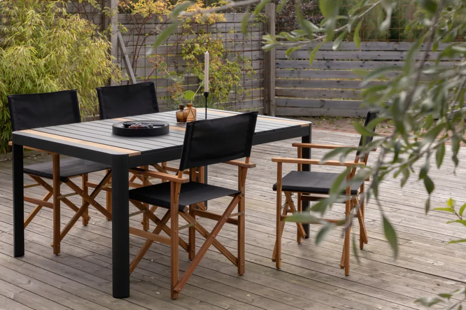 Utegrupper|Uteplats|Garden Prestige Matgrupp 'Jönköping' - Svart