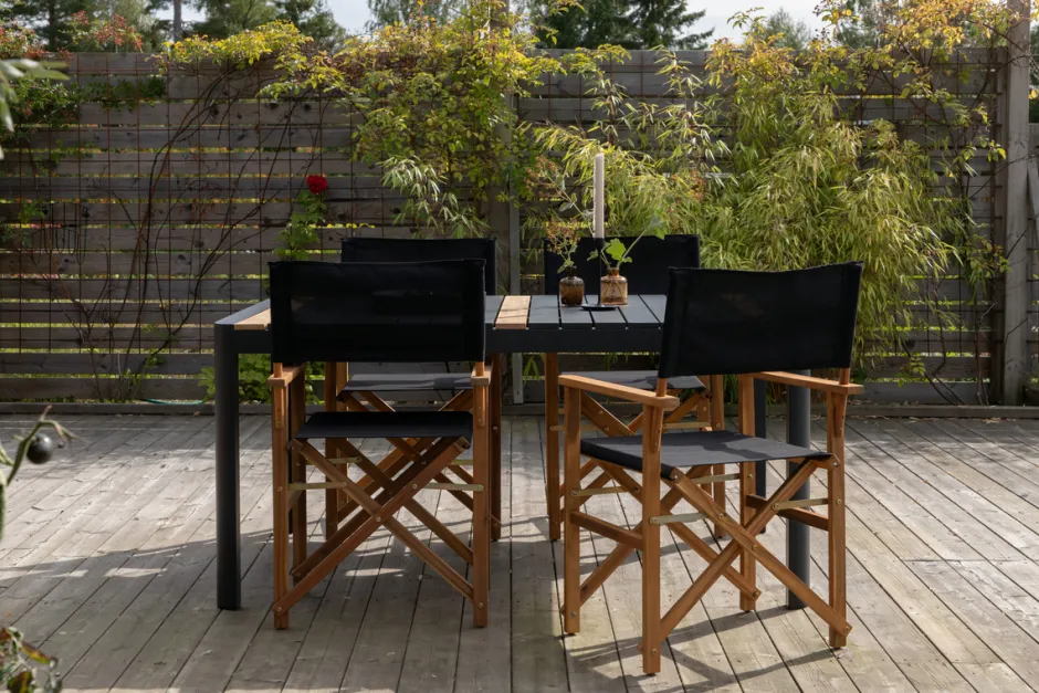 Utegrupper|Uteplats|Garden Prestige Matgrupp 'Jönköping' - Svart