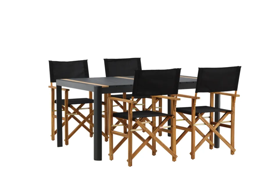 Utegrupper|Uteplats|Garden Prestige Matgrupp 'Jönköping' - Svart