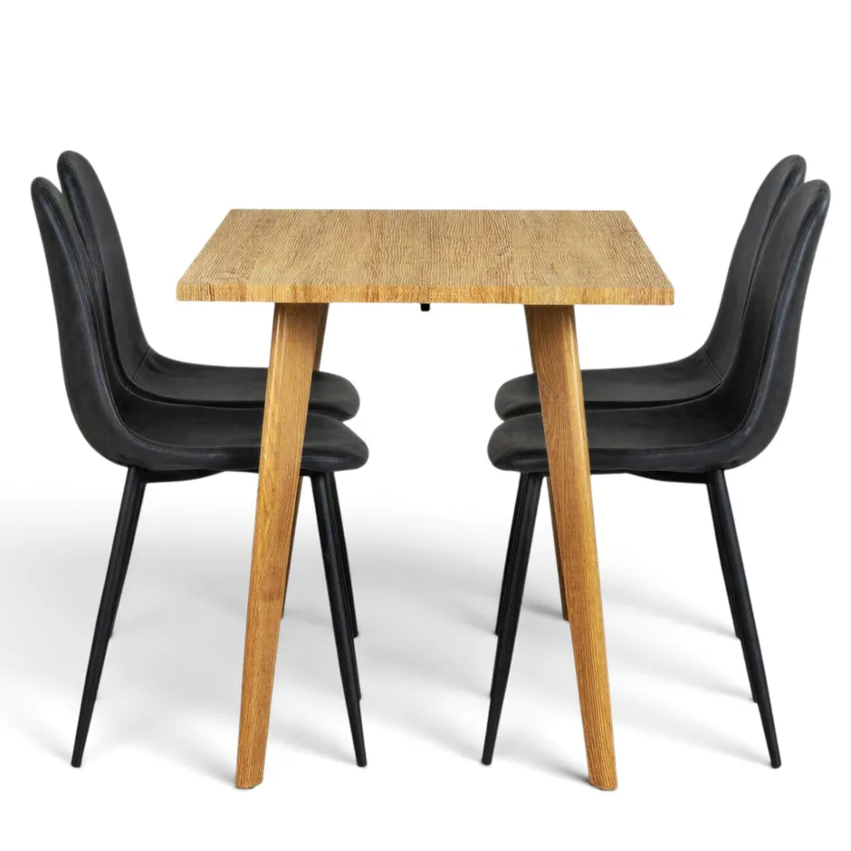 Bord|Matbord|Reforma Matgrupp 'Nordisk Forma' - 1 Bord & 4 Stolar