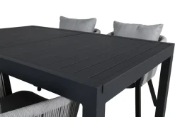 Utegrupper|Uteplats|Garden Prestige Matgrupp 'Sollentuna' - Svart