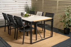 Utegrupper|Uteplats|Garden Prestige Matgrupp 'Umeå' - Svart