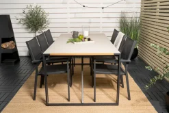 Utegrupper|Uteplats|Garden Prestige Matgrupp 'Umeå' - Svart