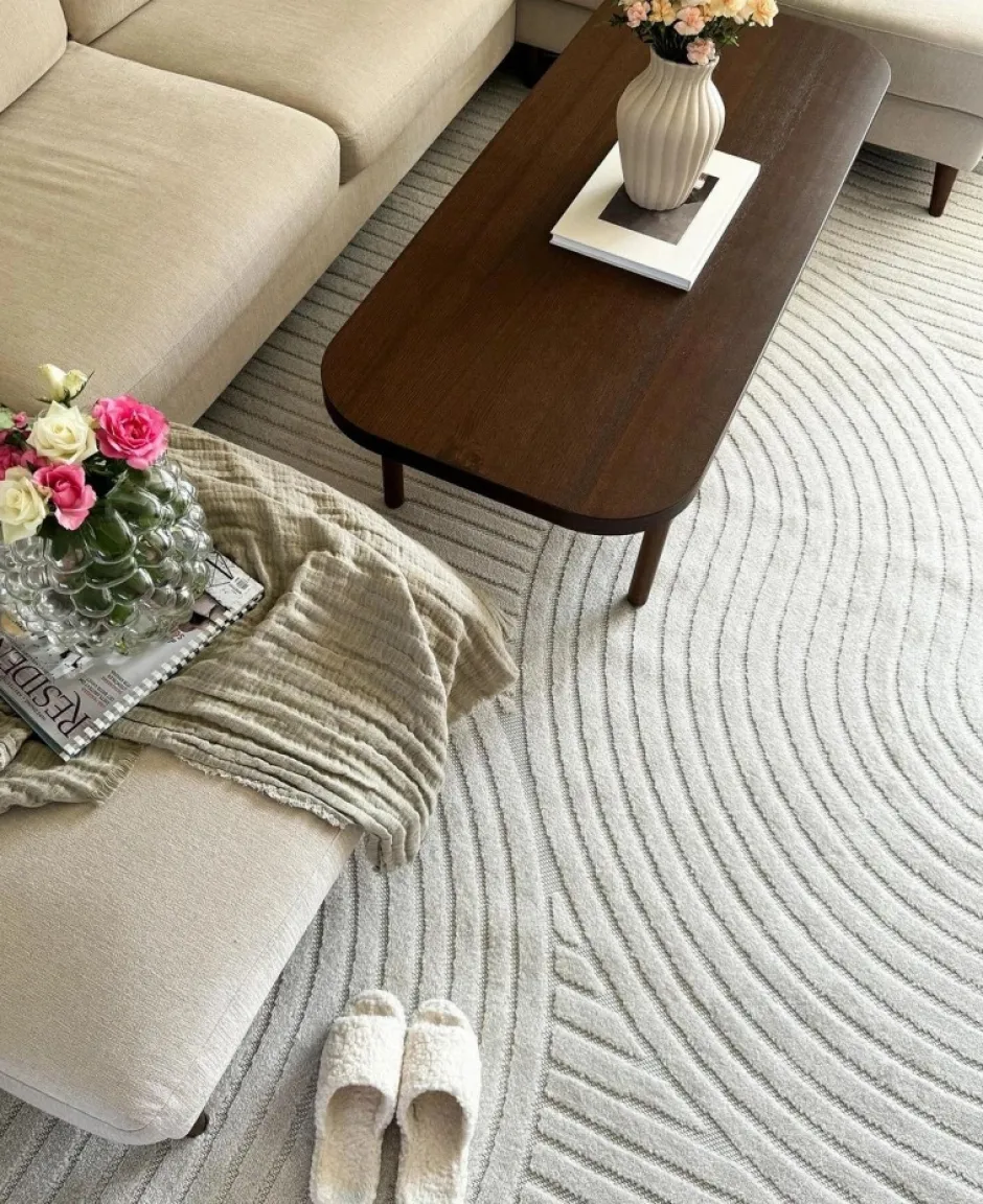 Mattor|Vävda Mattor|Reforma x Trendcarpet Matta 'Shaggy Indoor-Outdoor' - Cream