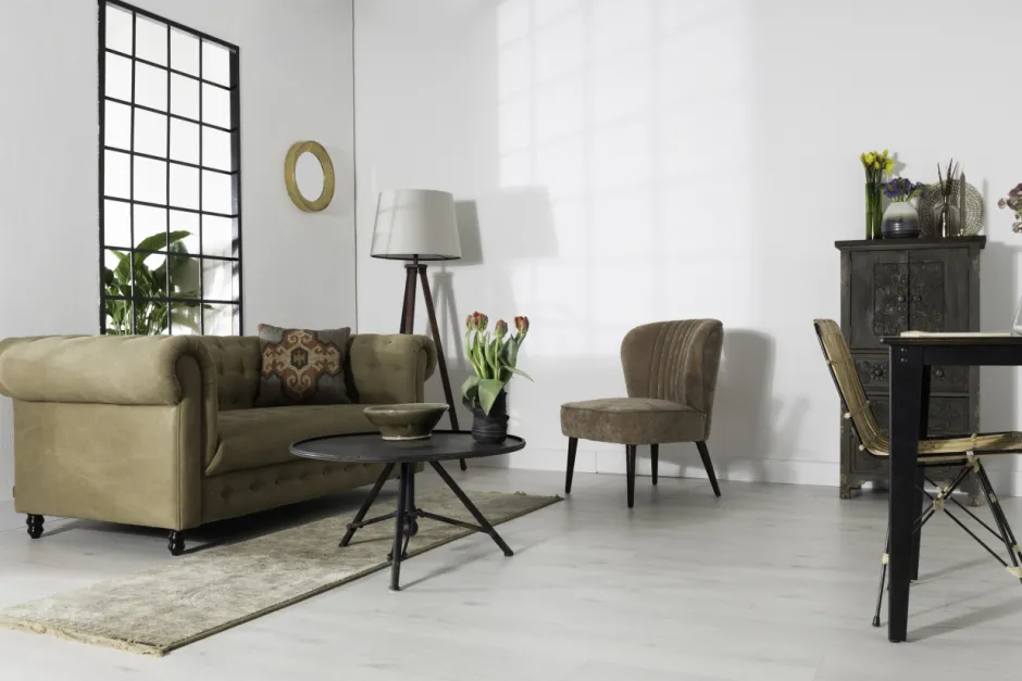 Vardagsrum|Dutchbone Matta 'Shisa' 67x245 - Forest/Beige