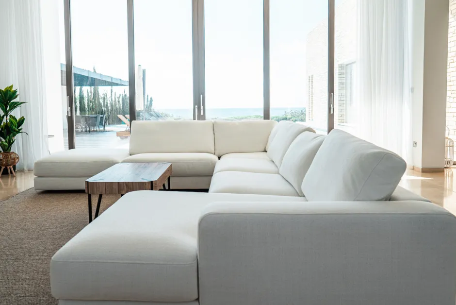 Modulsoffor|Soffor|Reforma Modul 'Messina' 104x110cm - Vit