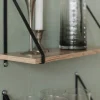 Vardagsrum|Hyllor & Förvaring|Reforma 2-pack Vägghyllor 'Triangle' - Natur