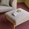 Sittpuffar & Fotpallar|Vardagsrum|Hübsch Pall 'Moment' - Natur/Grå