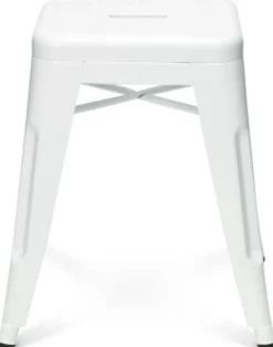 Pallar|Sittmöbler|KDESIGN Pall 'Montmartre' 45cm - Vit