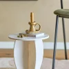 Bord|Sovrum|Bloomingville Pedestal 'Sendai' - Marmor