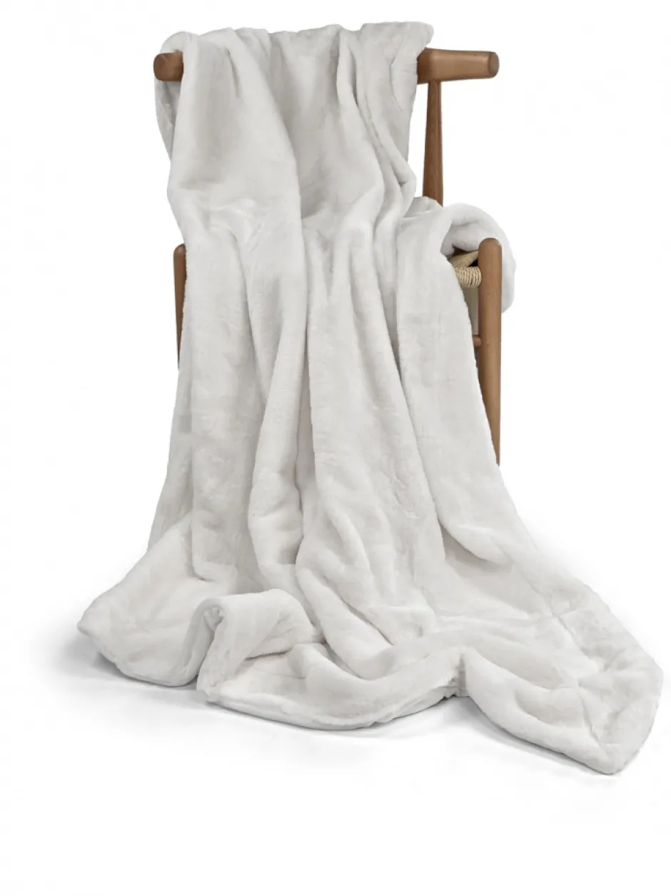 Plädar & Filtar|Vardagsrum|Reforma x Trendcarpet Pläd 'Aranga Super Soft Throw' 130x170cm - Vit