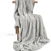 Plädar & Filtar|Vardagsrum|Reforma x Trendcarpet Pläd 'Aranga Super Soft Throw' 130x170cm - Grå