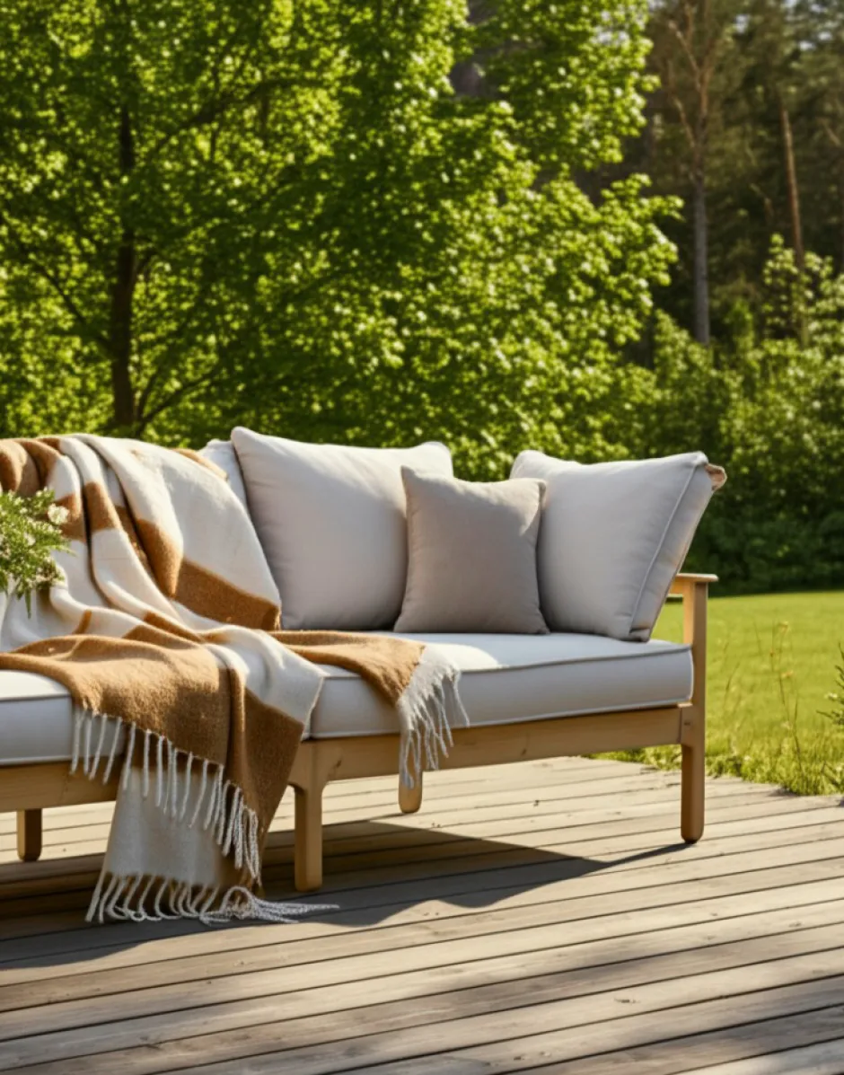 Plädar & Filtar|Vardagsrum|Reforma x Trendcarpet Pläd 'Carrie' 130x170cm - Gul