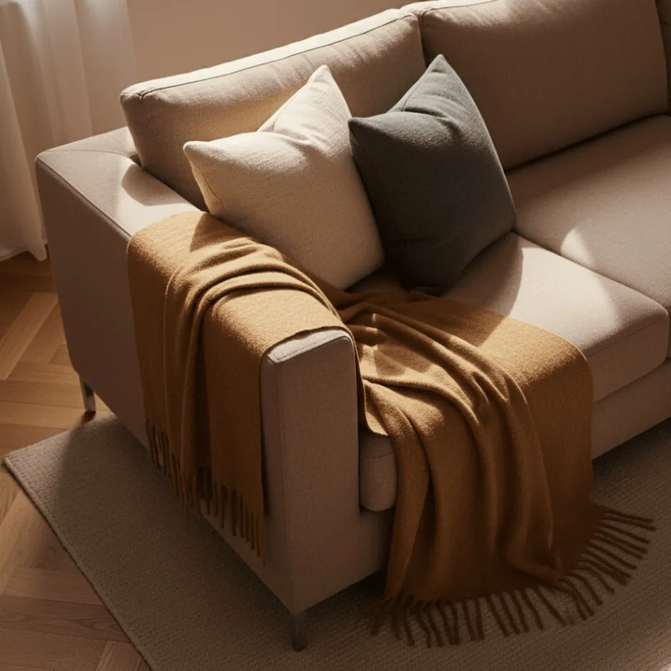 Plädar & Filtar|Vardagsrum|Reforma x Trendcarpet Pläd 'Samantha' 130x170cm - Brun