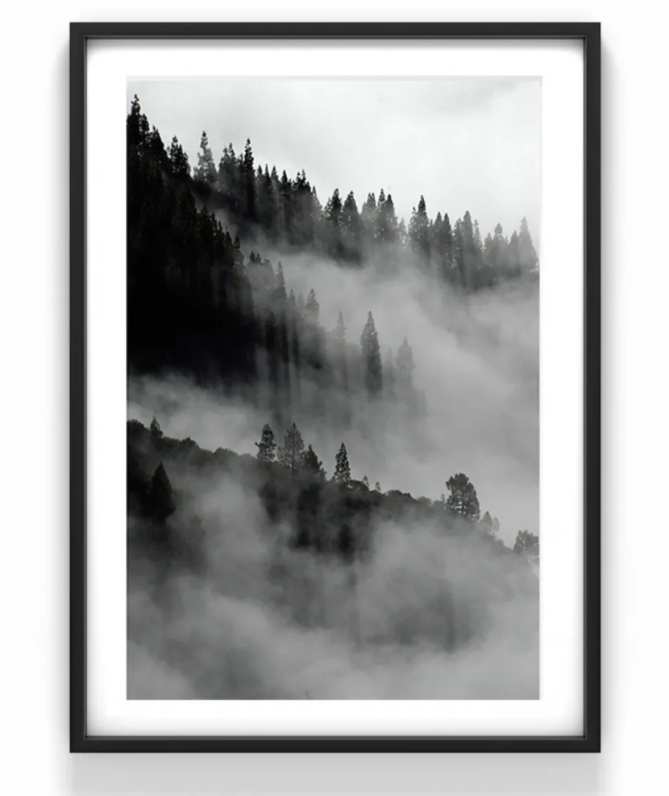 Sovrum|Hall|Poster Reform Poster - 'Landskap i dimma'