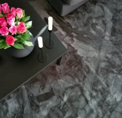 Mattor|Ryamattor|Reforma x Trendcarpet Rund matta 'Aranga Super Soft' - Antracit