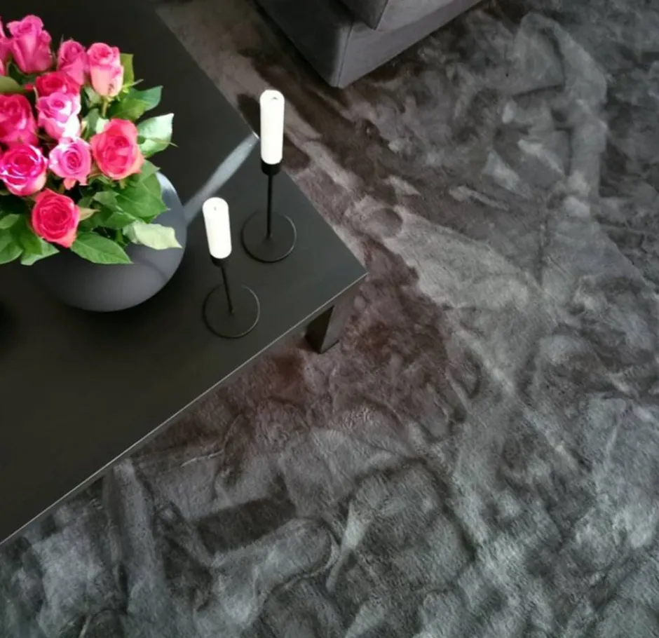 Mattor|Ryamattor|Reforma x Trendcarpet Rund matta 'Aranga Super Soft' - Antracit