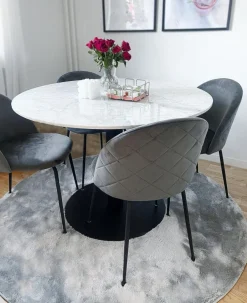 Mattor|Ryamattor|Reforma x Trendcarpet Rund matta 'Aranga Super Soft' - Grå