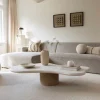 Mattor|Ullmattor|Reforma x Trendcarpet Rund matta 'Coastal' - Cream