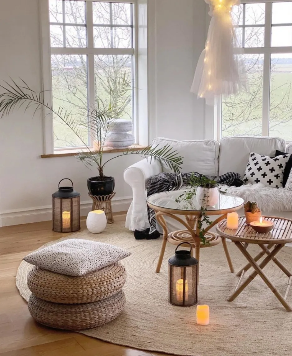 Mattor|Vävda Mattor|Reforma x Trendcarpet Rund matta 'Flätan' - Jute