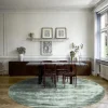 Mattor|Vävda Mattor|Reforma x Trendcarpet Rund matta 'Jodhpur' - Grön