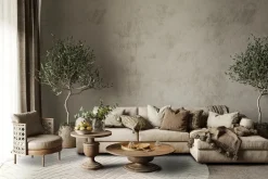 Mattor|Vävda Mattor|Reforma x Trendcarpet Rund matta 'Wren' - Vit