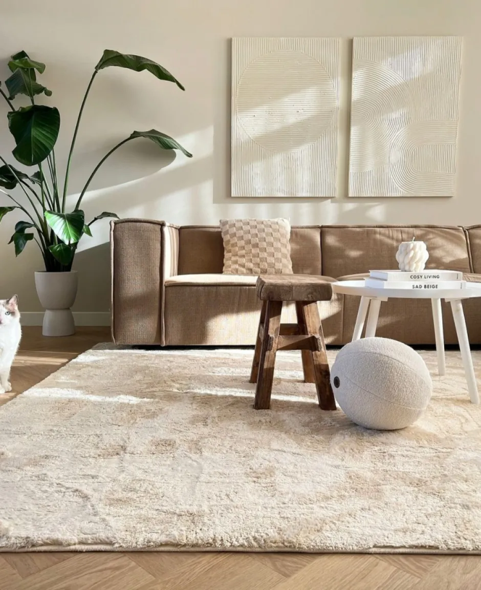 Mattor|Ryamattor|Reforma Ryamatta 'Aranga Super Soft' - Beige