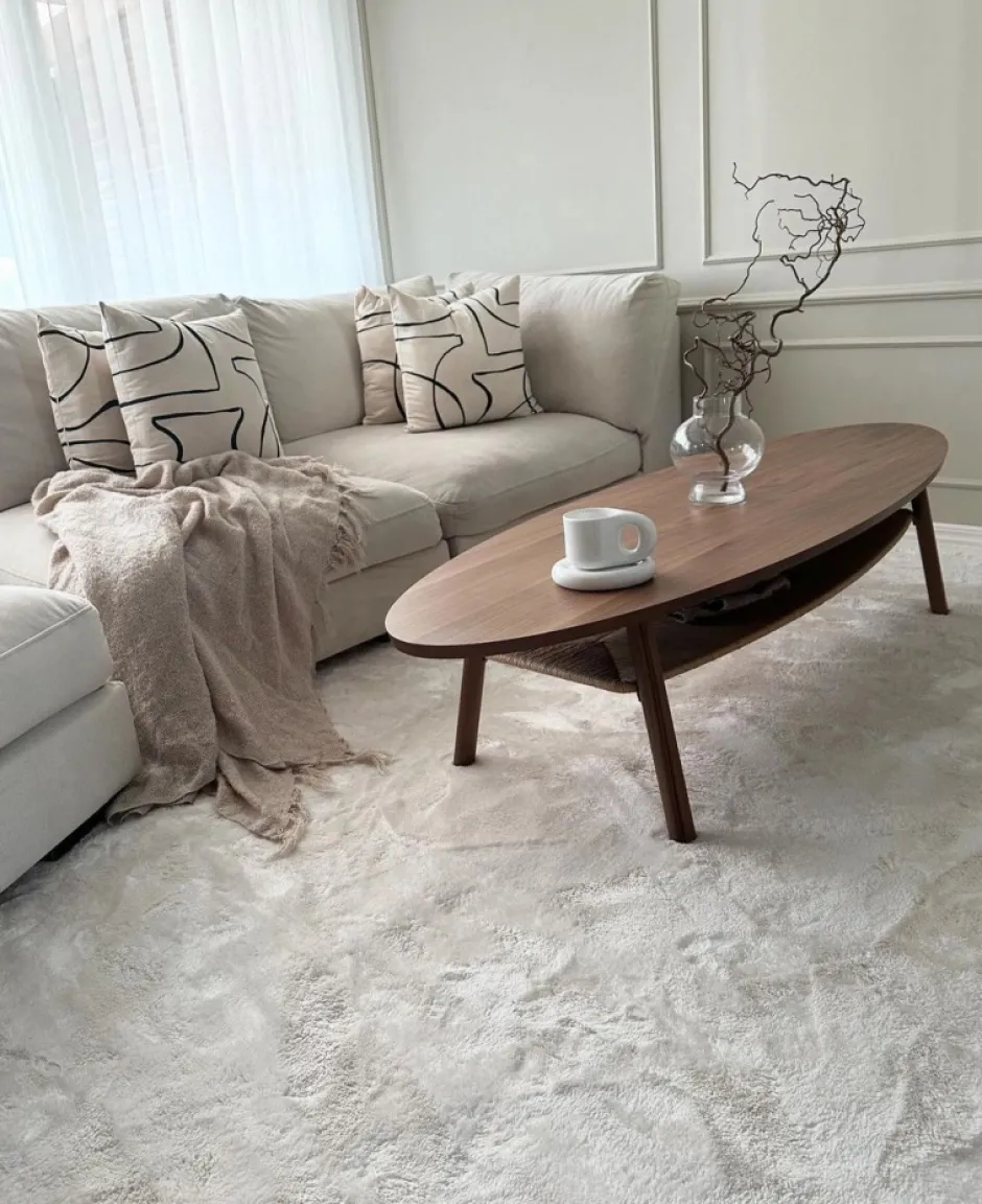 Mattor|Ryamattor|Reforma x Trendcarpet Ryamatta 'Aranga Super Soft' - Vit