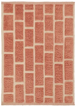 Ryamattor|Vardagsrum|Reforma x Trendcarpet Ryamatta 'Leknes Handvävd Ull' - Terrakotta