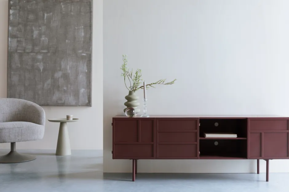 Hall|Sideboards|Reforma Sideboard ‘Davis’ - Röd
