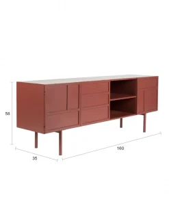 Hall|Sideboards|Reforma Sideboard ‘Davis’ - Röd