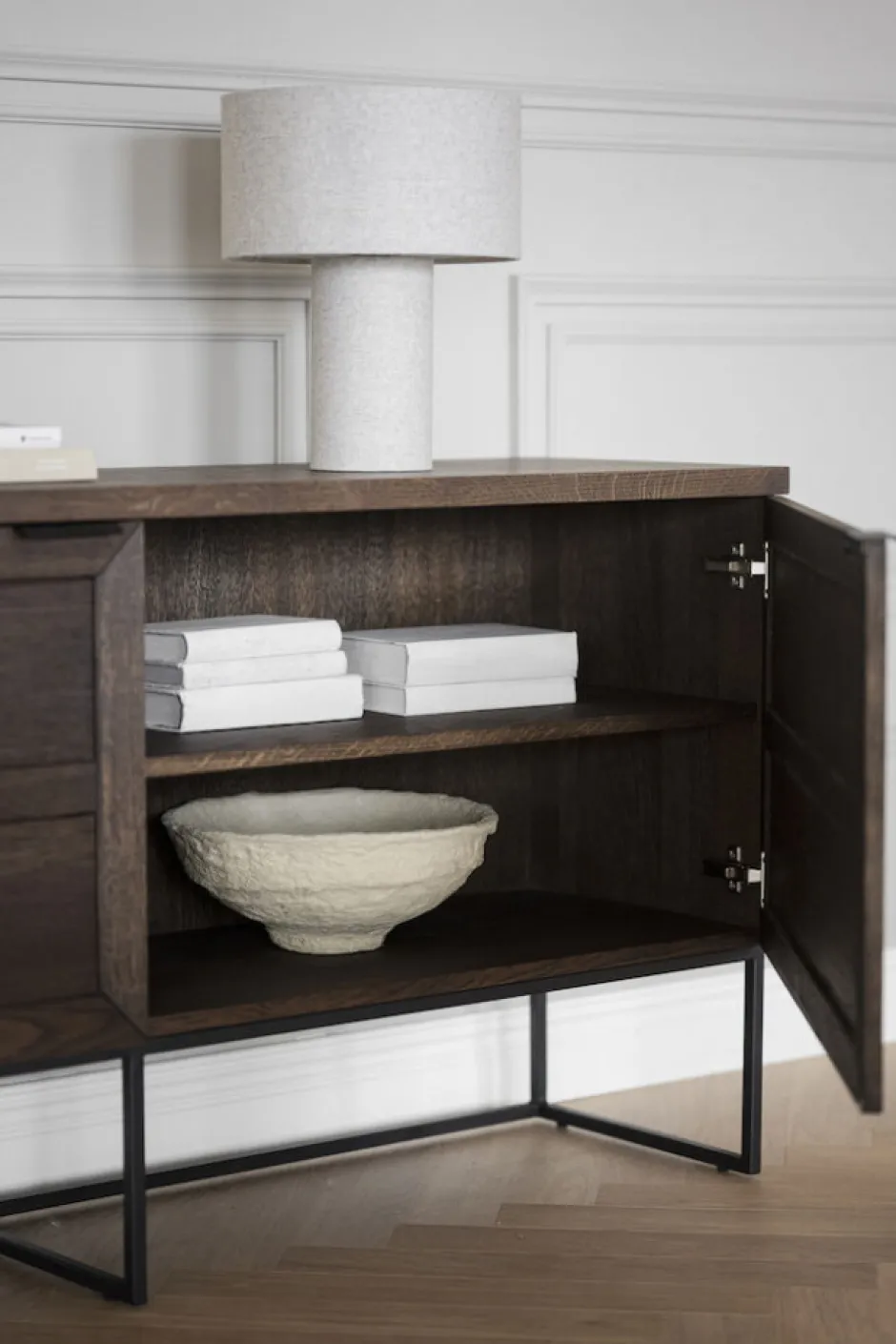 Hall|Sideboards|Rowico Home Sideboard 'Everett' - Brun