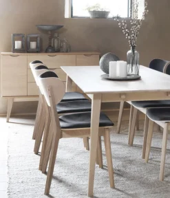 Hall|Sideboards|Rowico Home Sideboard 'Filippa' 122x85cm - Ek/Vitpigmenterad
