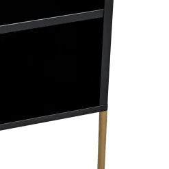 Hyllor & Förvaring|Tv-Bänkar|Reforma Sideboard 'Frölunda' - Svart/Mässing