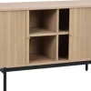 Hall|Sideboards|Rowico Home Sideboard 'Haddington' - Vitpigmenterad/Svart